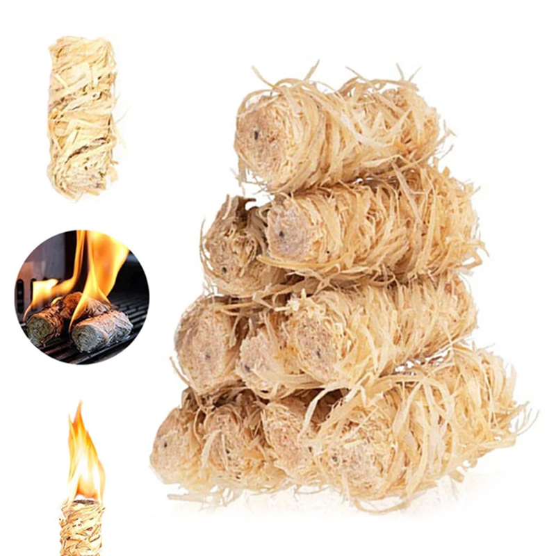 Bamboo Whisk Chasen - 30/60/100/120PCS Natural Fire Starter Wax Wood