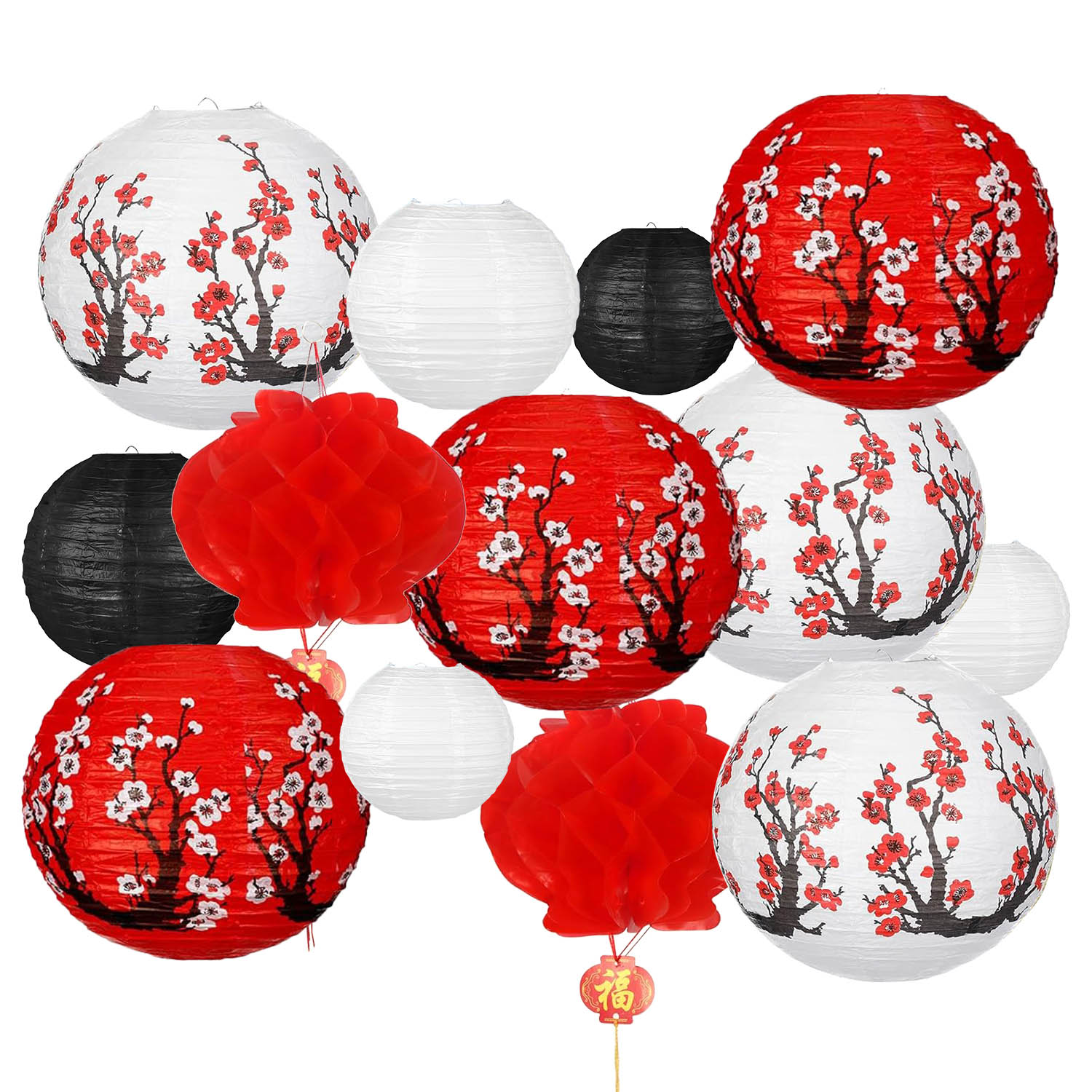 Japanese Lantern Paper - Chinese Japanese Hanging Paper Lanterns with