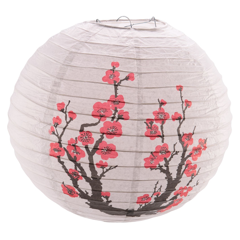 12-Inch Cherry Blossom Japanes - огляд і ціна Japanese Lantern Paper