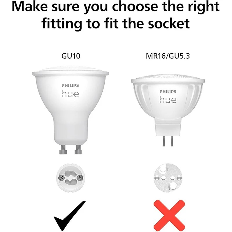 Philips Hue GU10 Smart LED Spo - огляд і ціна Philips Bulb Hue